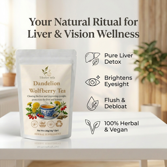 Dandelion tea herbal supplement benefits for daily liver detox