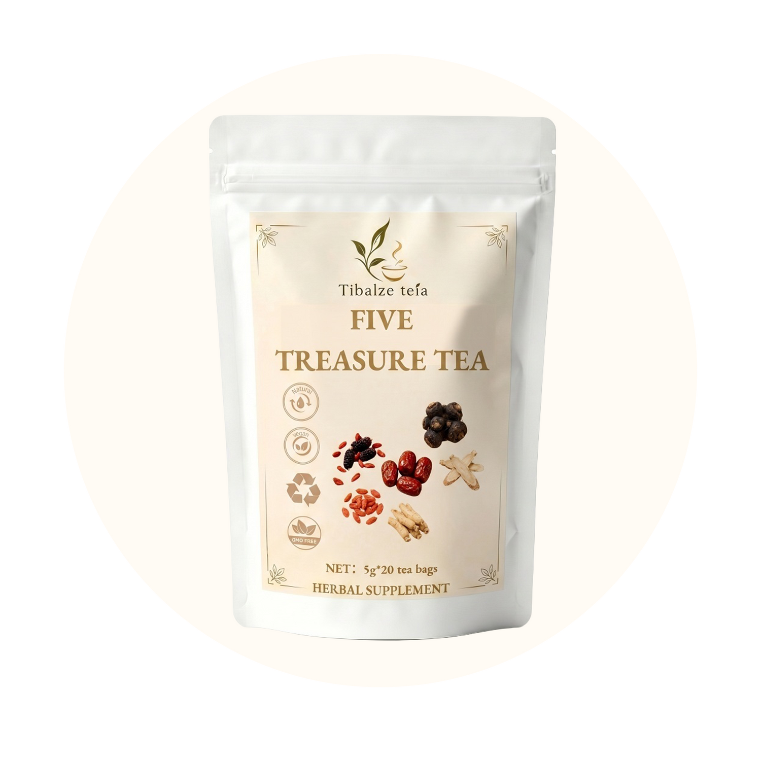 five treasures herbal tea