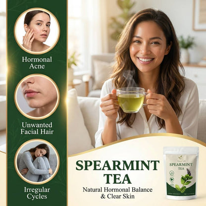 Organic Spearmint Tea - 20 Day Skin Clarity Plan (20 Bags) | Tiblaze teía