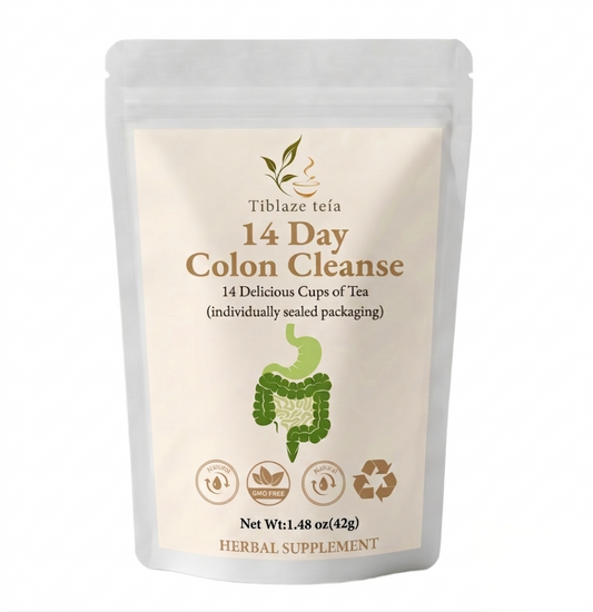 14 Day Colon Cleanse - Natural Detox Plan (14 Bags) | Tiblaze teía
