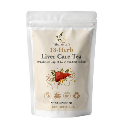 18-Herb Liver Care Tea - 30 Day Natural Detoxification & Vitality Plan (30 Bags) | Tiblaze teía