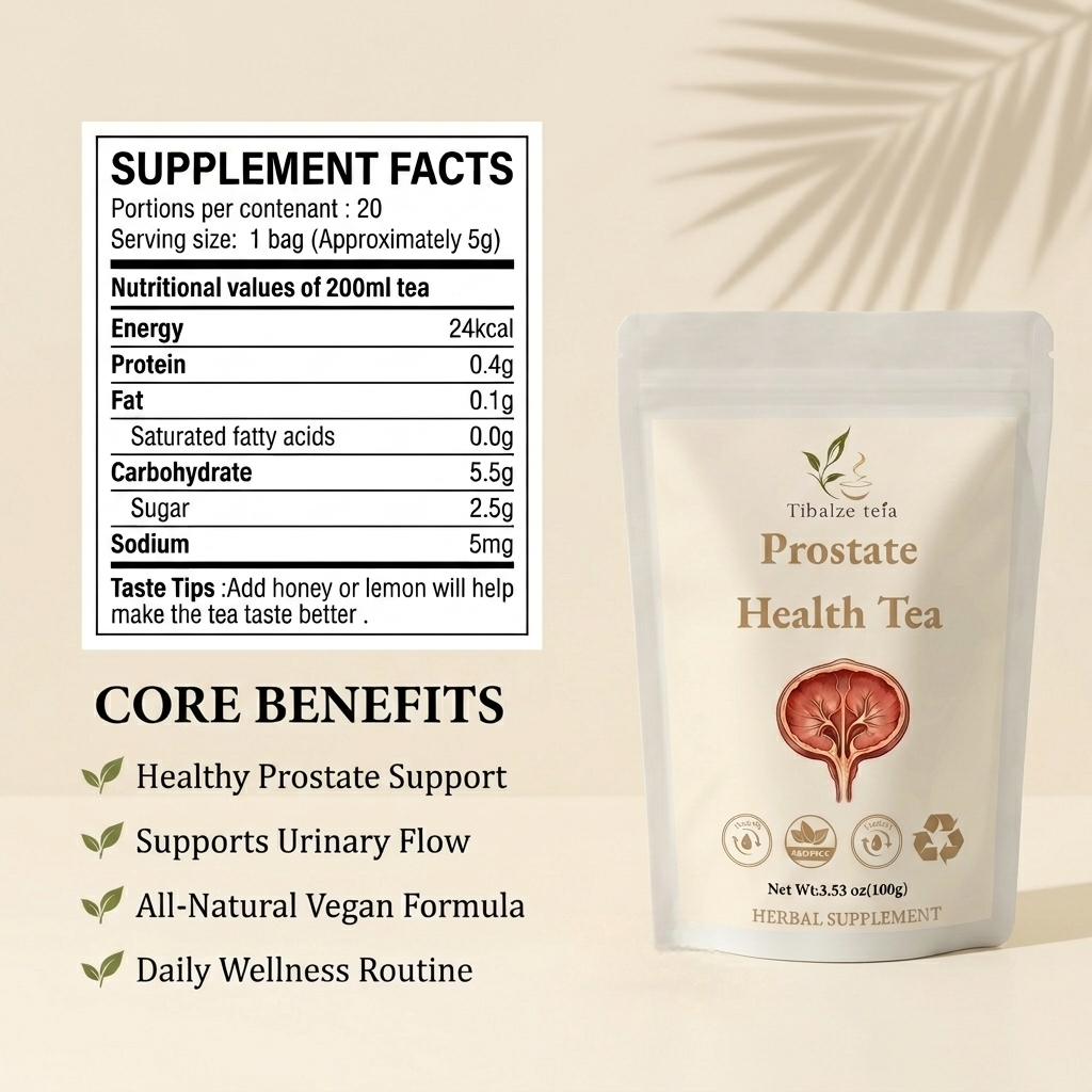 Natural Prostate Health Tea Supplement Facts