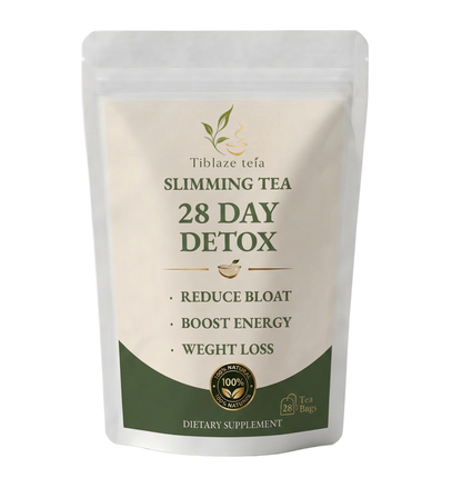 28 Day Slimming Detox Tea - Natural Metabolism Boost Plan (28 Bags) | Tiblaze teía
