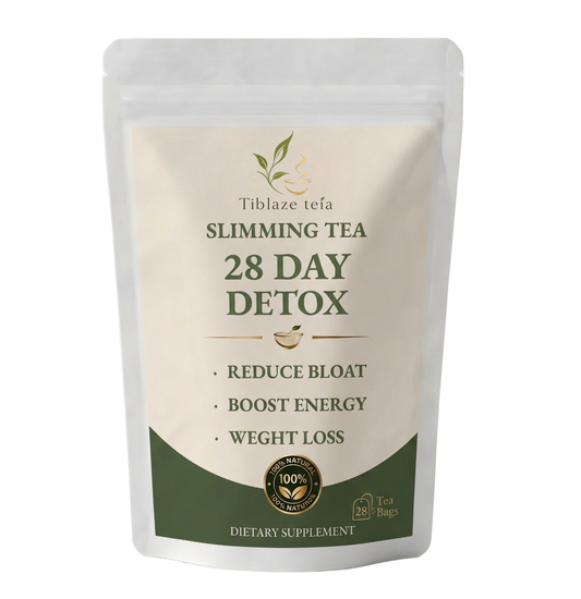 28 Day Slimming Detox Tea - Natural Metabolism Boost Plan (28 Bags) | Tiblaze teía