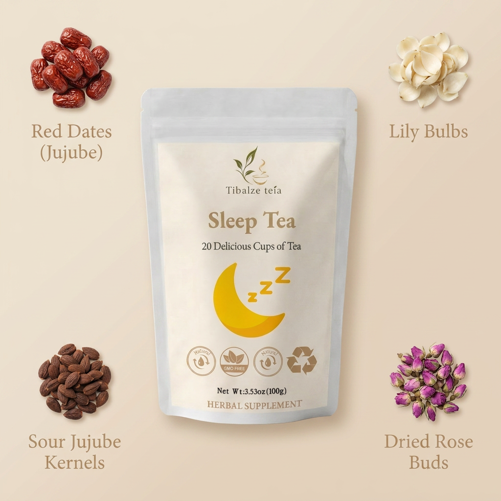 Sour jujube kernel lily poria cocos and premium botanicals mix