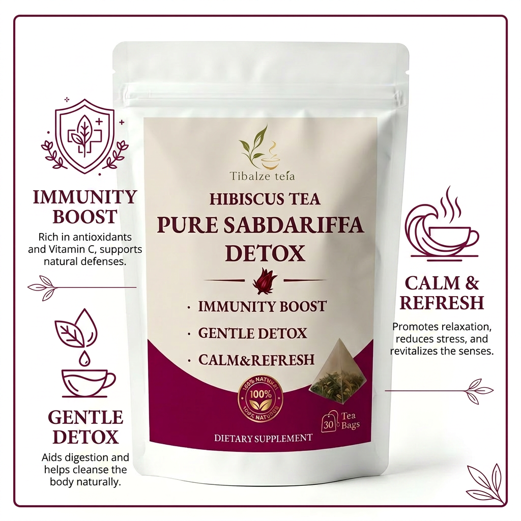 Vibrant hibiscus tea herbal supplement benefits for daily health