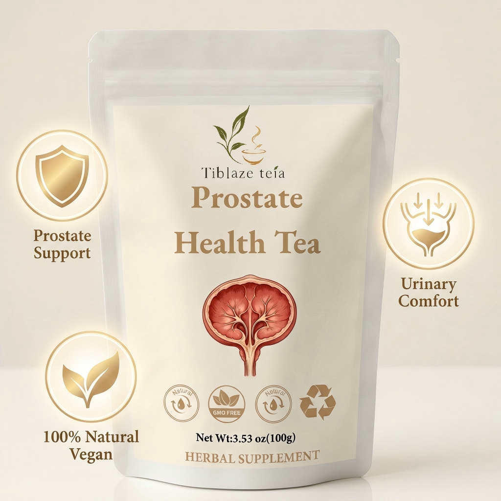 Natural Prostate Health Tea - 20 Day Urinary Comfort & Support Plan (20 Bags) | Tiblaze teía