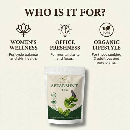 Organic Spearmint Tea - 20 Day Skin Clarity Plan (20 Bags) | Tiblaze teía