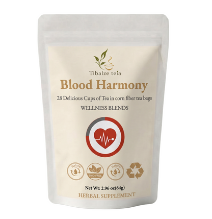 Premium Blood Harmony Tea - 28 Day Balanced Blood Wellness Plan (28 Bags) | Tiblaze teía