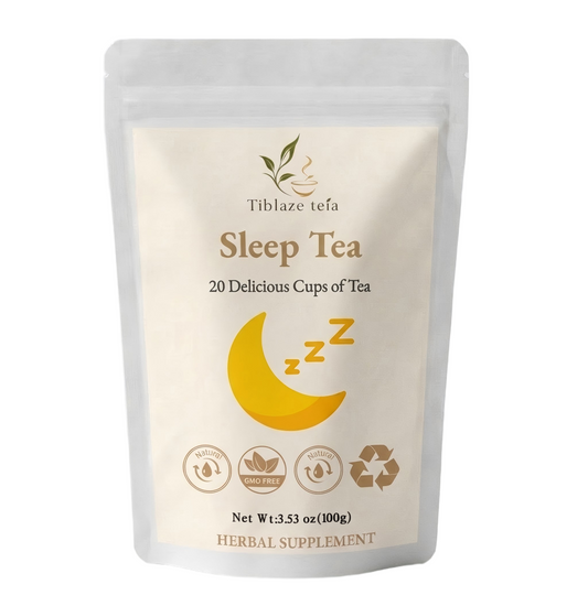 Premium Herbal Sleep Tea - 20 Day Nighttime Relaxation Plan (20 Bags) | Tiblaze teía