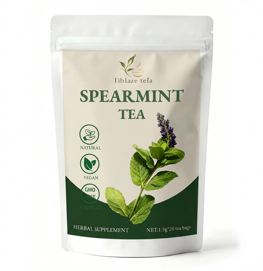 Organic Spearmint Tea - 20 Day Skin Clarity Plan (20 Bags) | Tiblaze teía