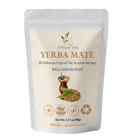Organic Yerba Mate Tea - 30 Day Energy Plan (30 Bags) | Tiblaze teía